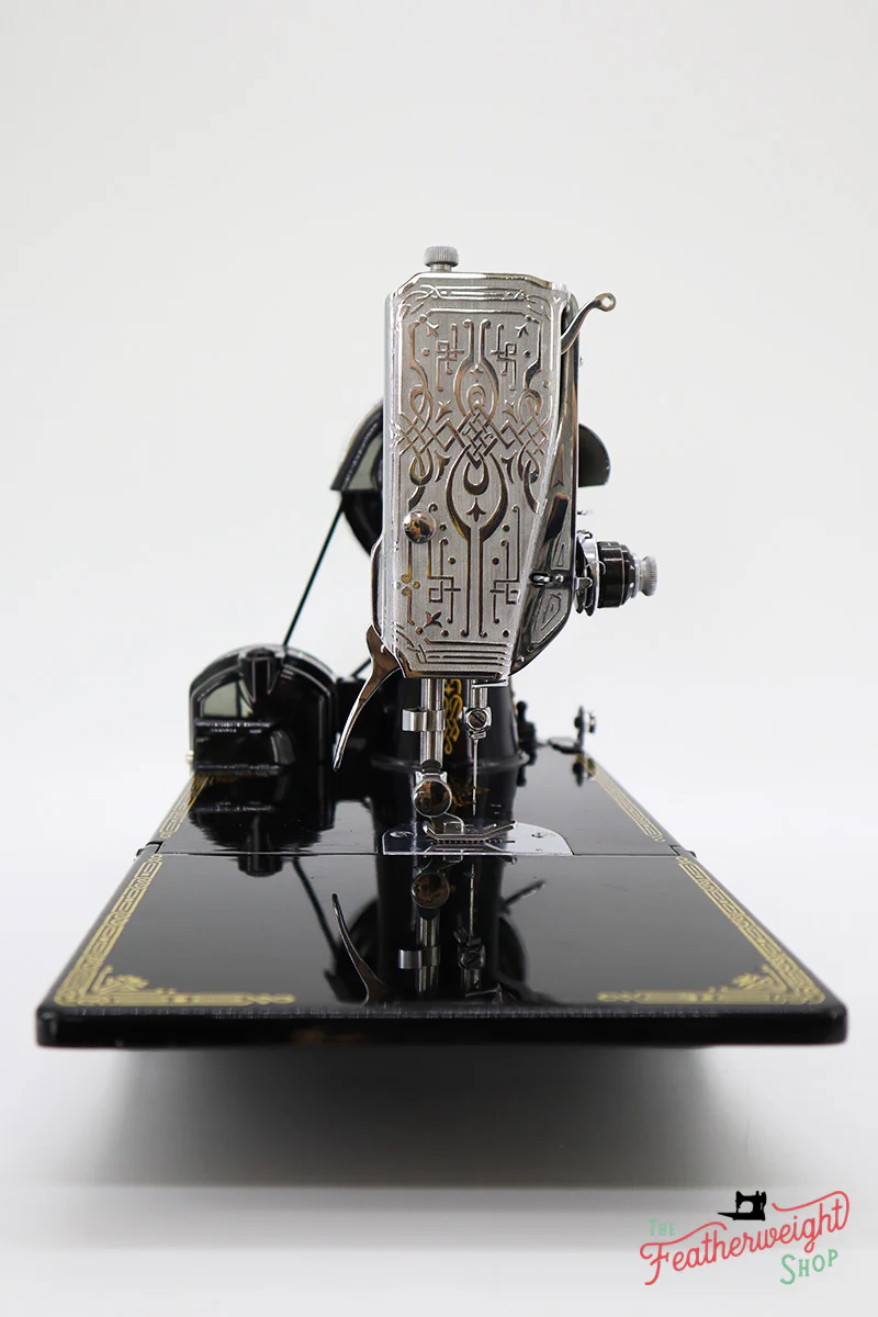 Singer Featherweight 221 Sewing Machine, AF390*** - Corduroy Insert - RARE - Image 6