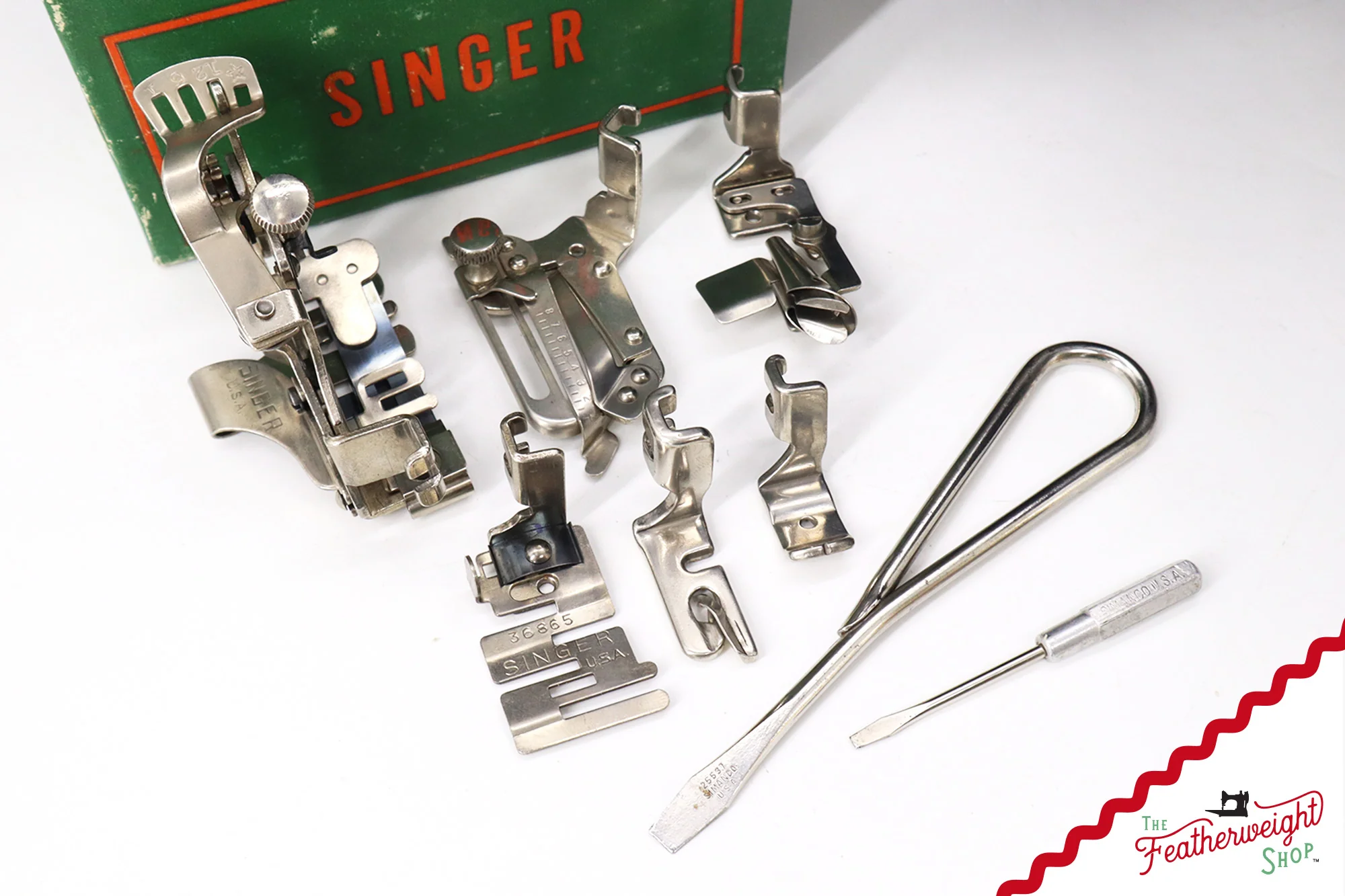 Singer Featherweight 221 Sewing Machine, AF482*** - Corduroy Insert - RARE - Image 22