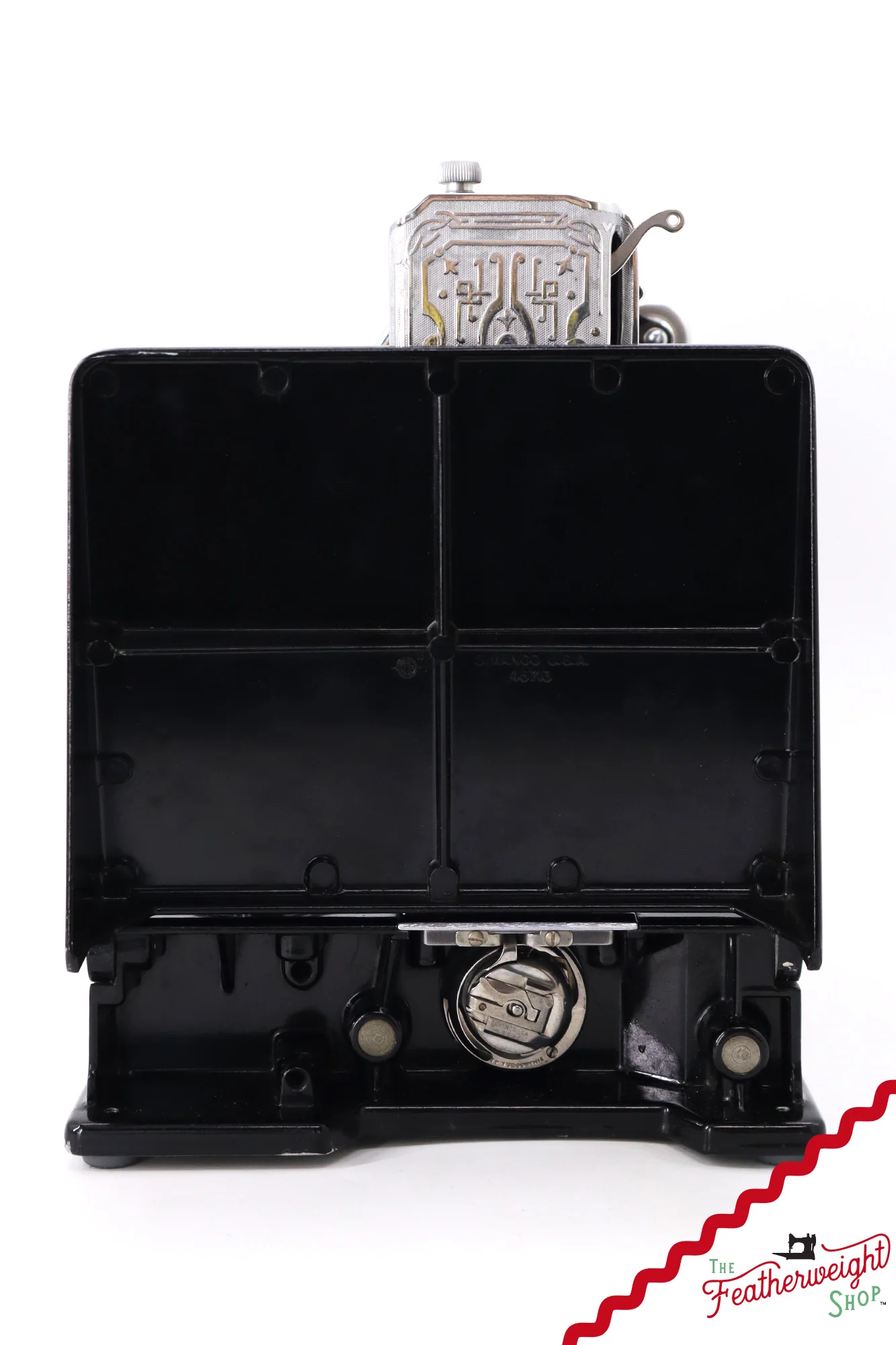 Singer Featherweight 221 Sewing Machine, AF482*** - Corduroy Insert - RARE - Image 5