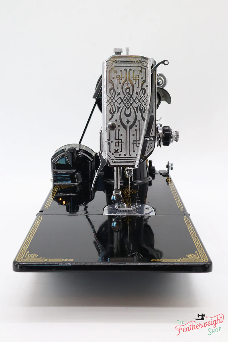 Singer Featherweight 221 Sewing Machine, AF760*** - Corduroy Insert - RARE - Image 5