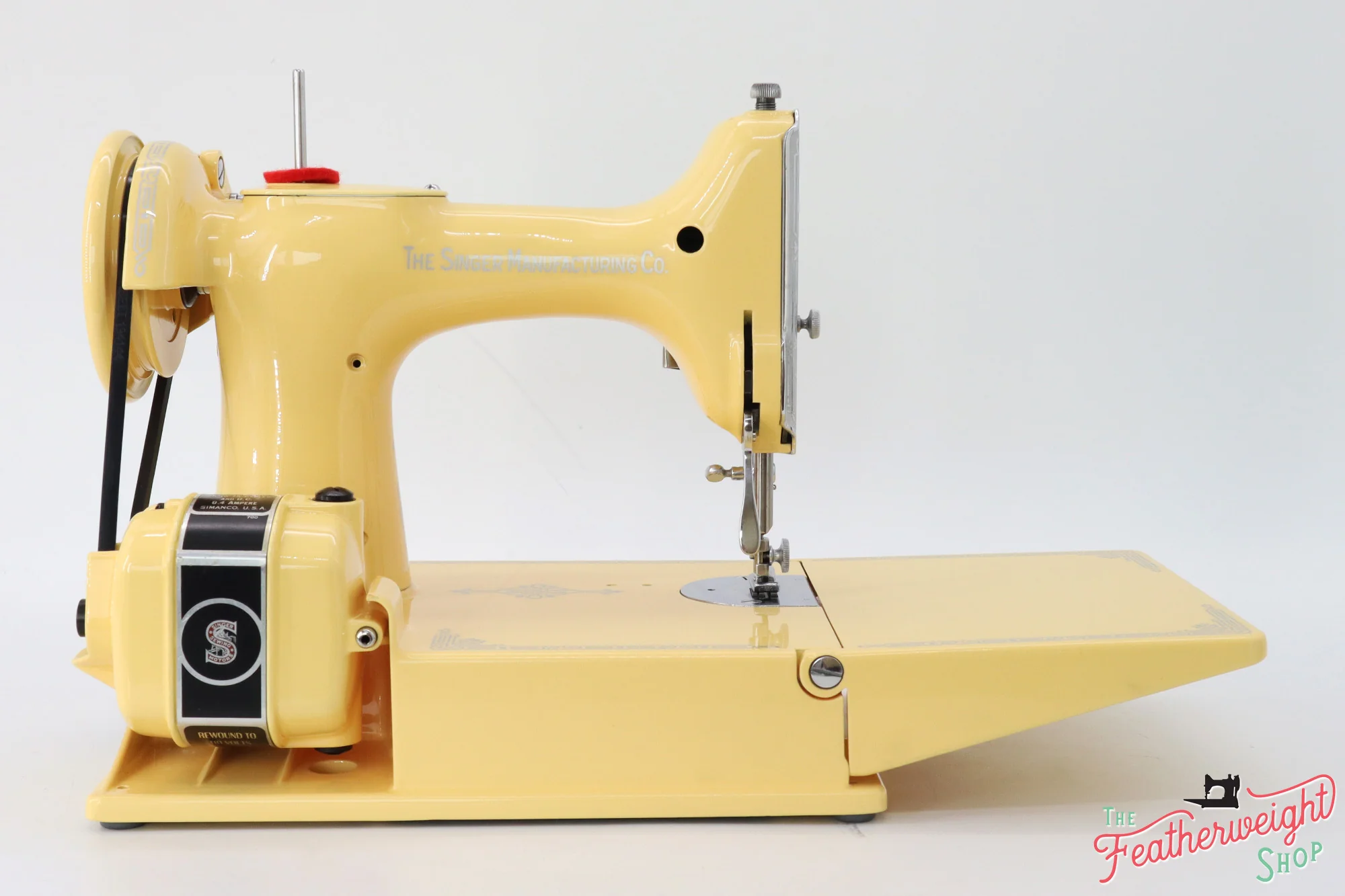 Singer Featherweight 221 Sewing Machine AG013*** - Fully Restored in Happy Yellow - Image 7