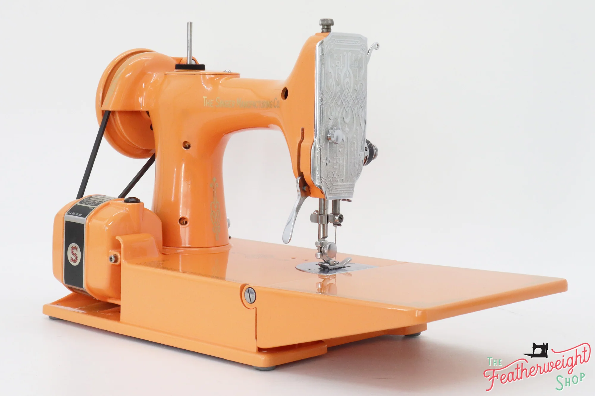 Singer Featherweight 221 Sewing Machine AG696*** - Fully Restored in Happy Orange - Image 11