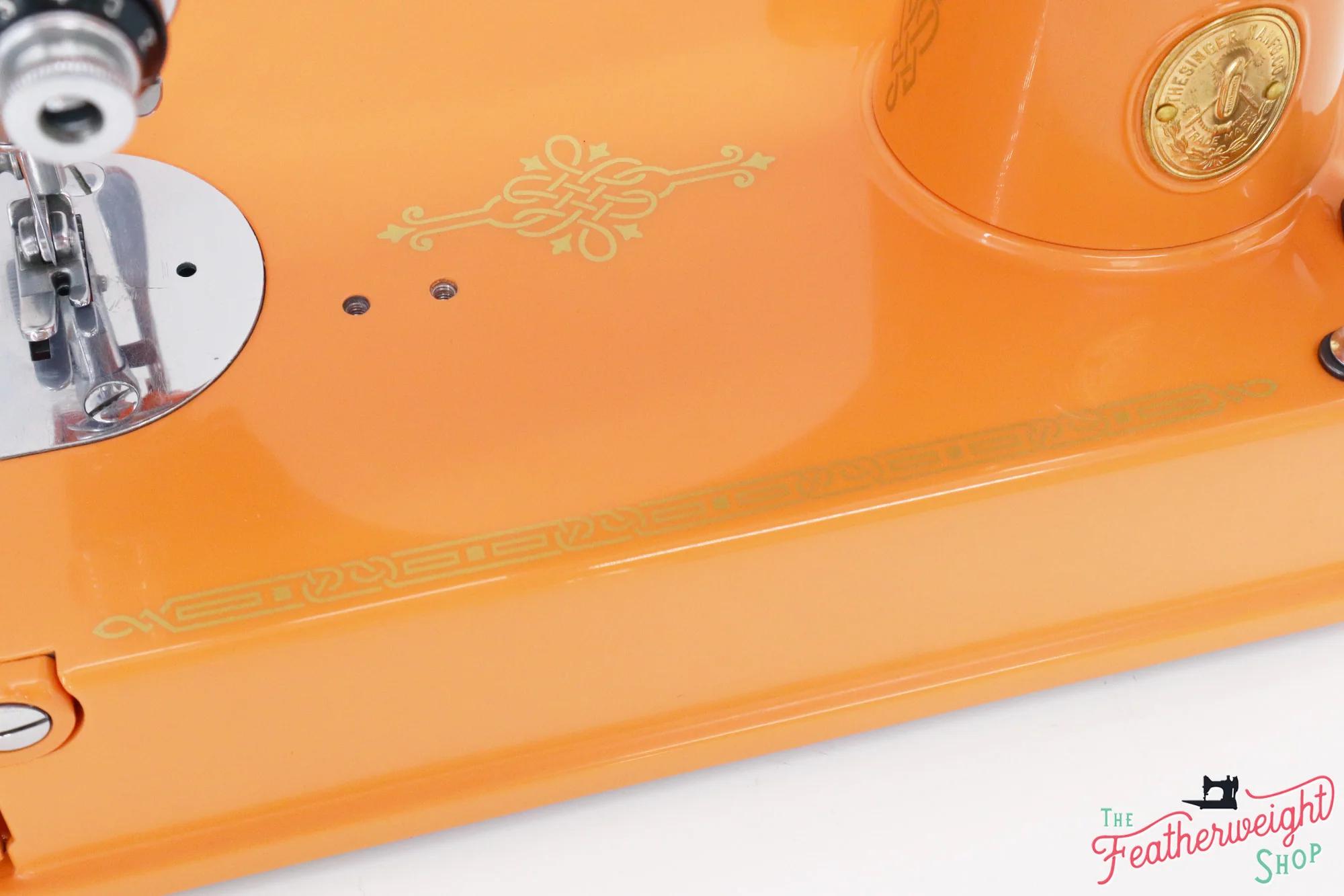 Singer Featherweight 221 Sewing Machine AG696*** - Fully Restored in Happy Orange - Image 14