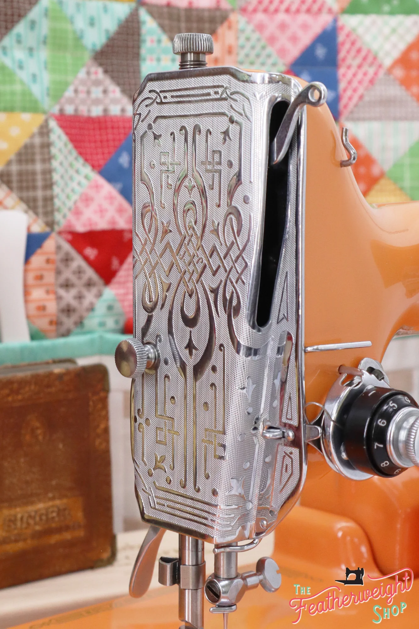 Singer Featherweight 221 Sewing Machine AG696*** - Fully Restored in Happy Orange - Image 19