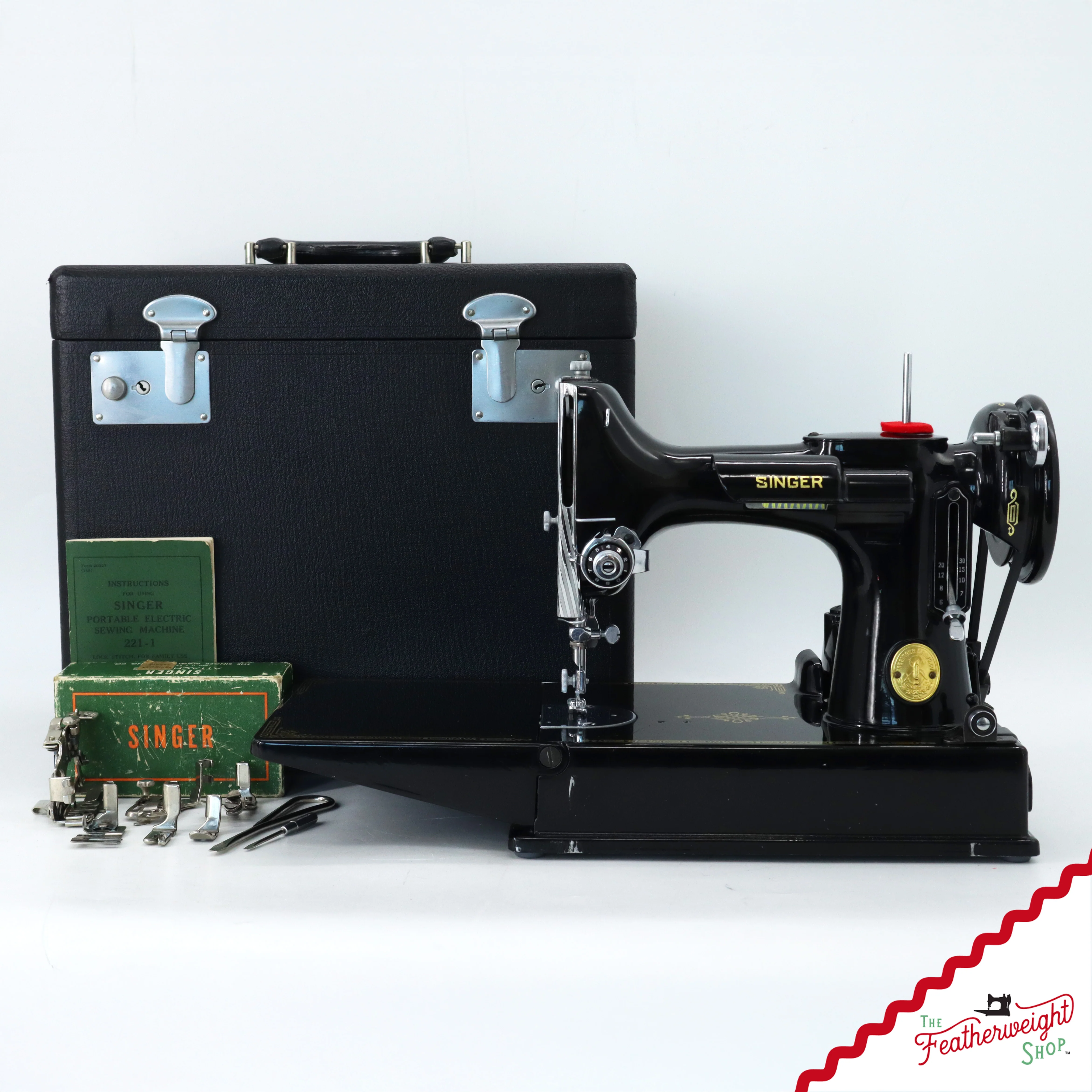 Singer Featherweight 221 Sewing Machine, AH575*** - 1948