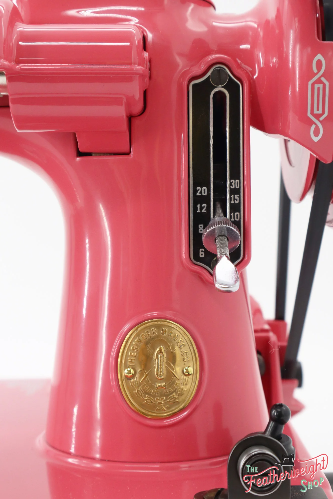 Singer Featherweight 221 Sewing Machine AJ117*** - Fully Restored in Happy Pink Grapefruit - Image 15