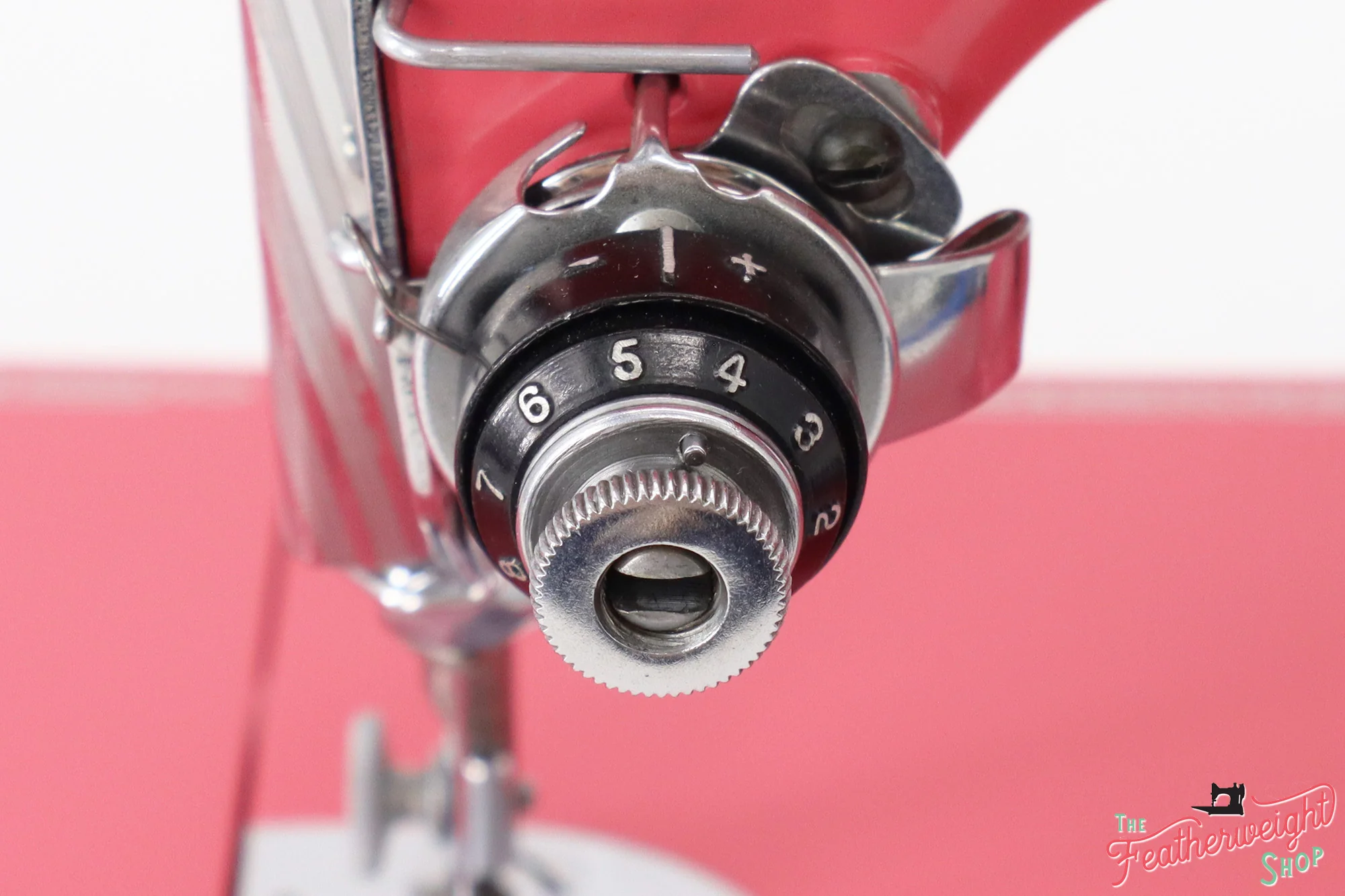 Singer Featherweight 221 Sewing Machine AJ117*** - Fully Restored in Happy Pink Grapefruit - Image 16