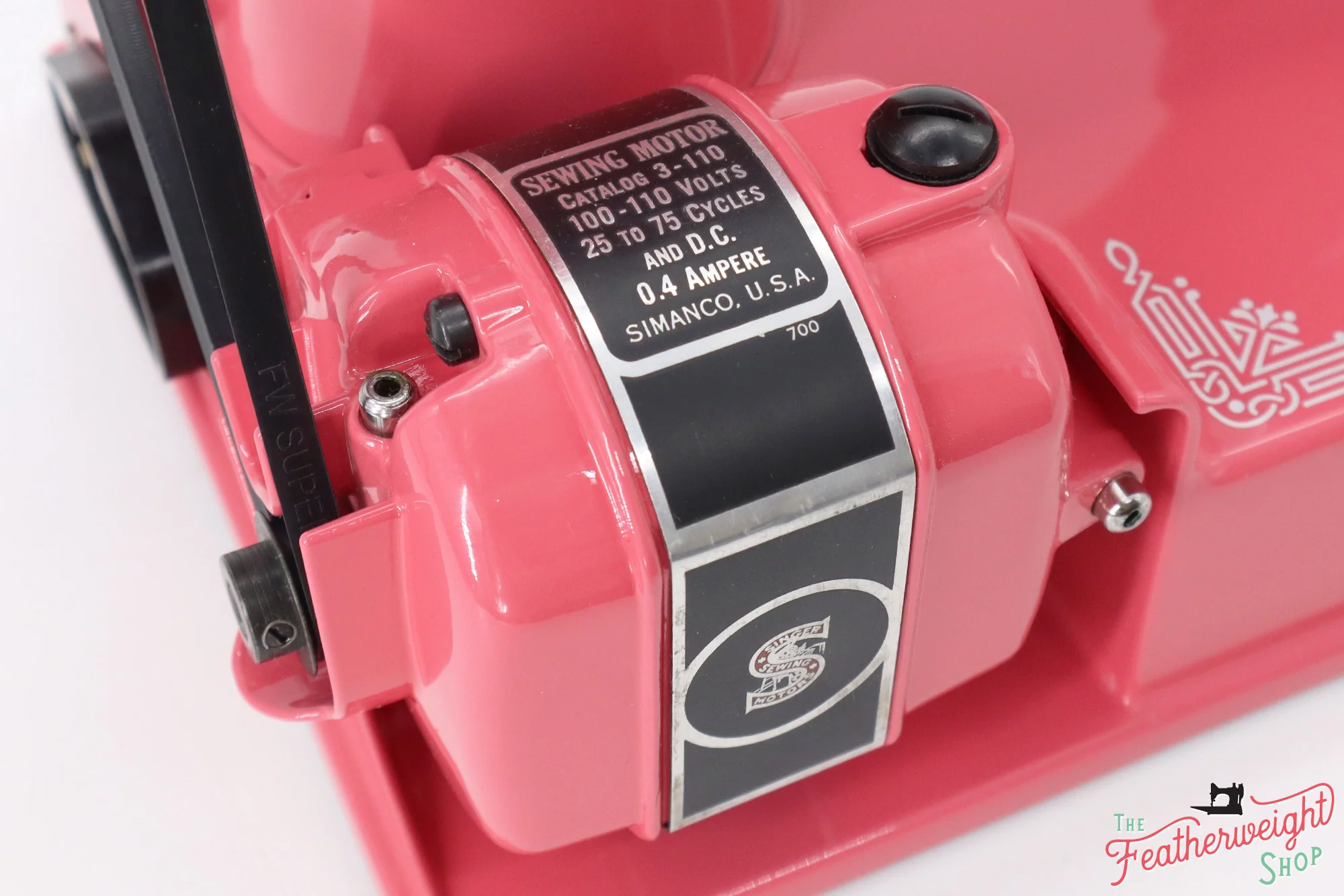 Singer Featherweight 221 Sewing Machine AJ117*** - Fully Restored in Happy Pink Grapefruit - Image 17