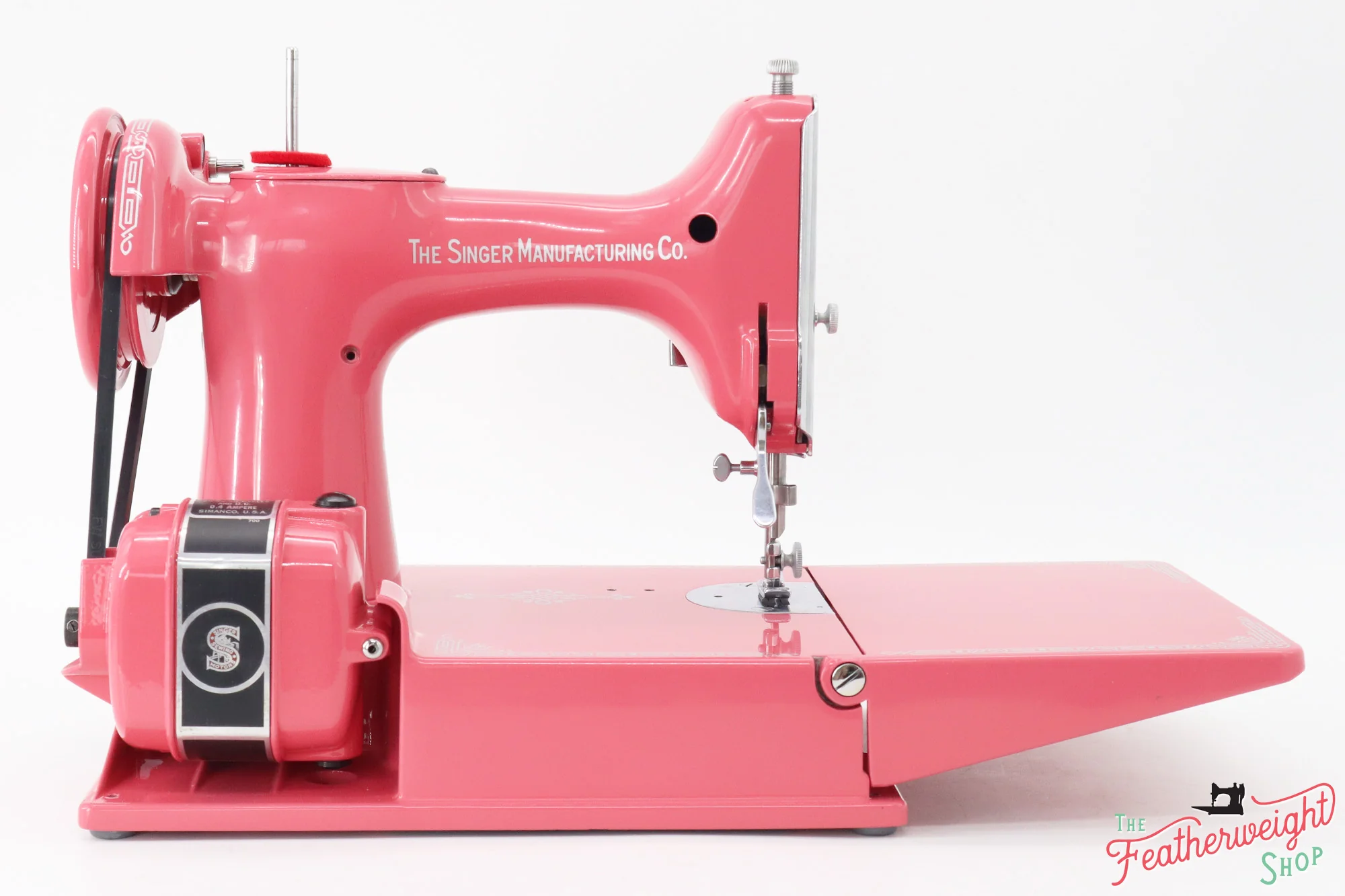 Singer Featherweight 221 Sewing Machine AJ117*** - Fully Restored in Happy Pink Grapefruit - Image 7