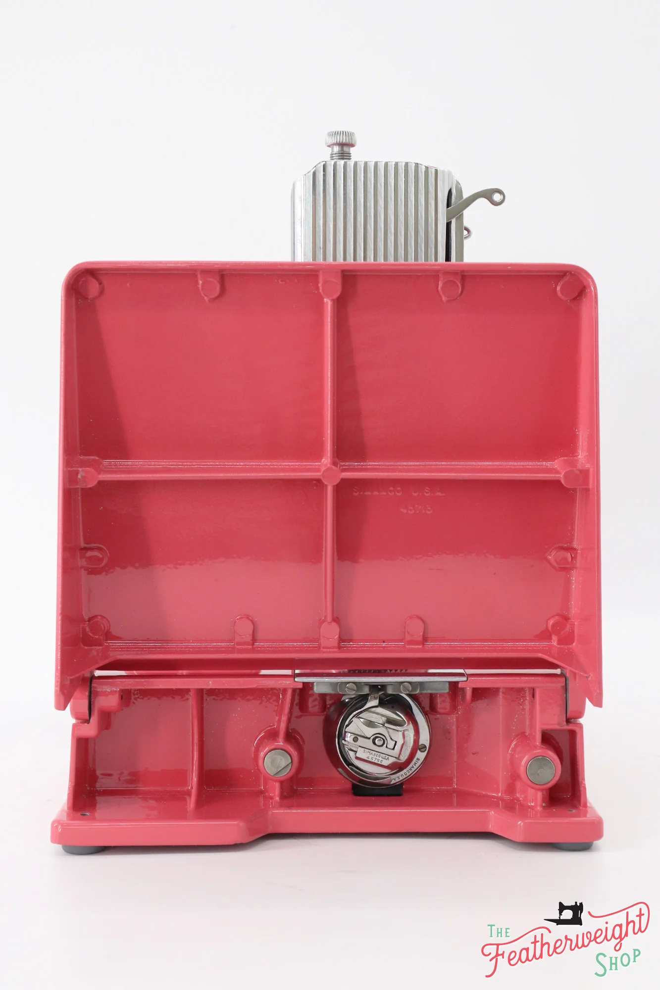 Singer Featherweight 221 Sewing Machine AJ117*** - Fully Restored in Happy Pink Grapefruit - Image 9