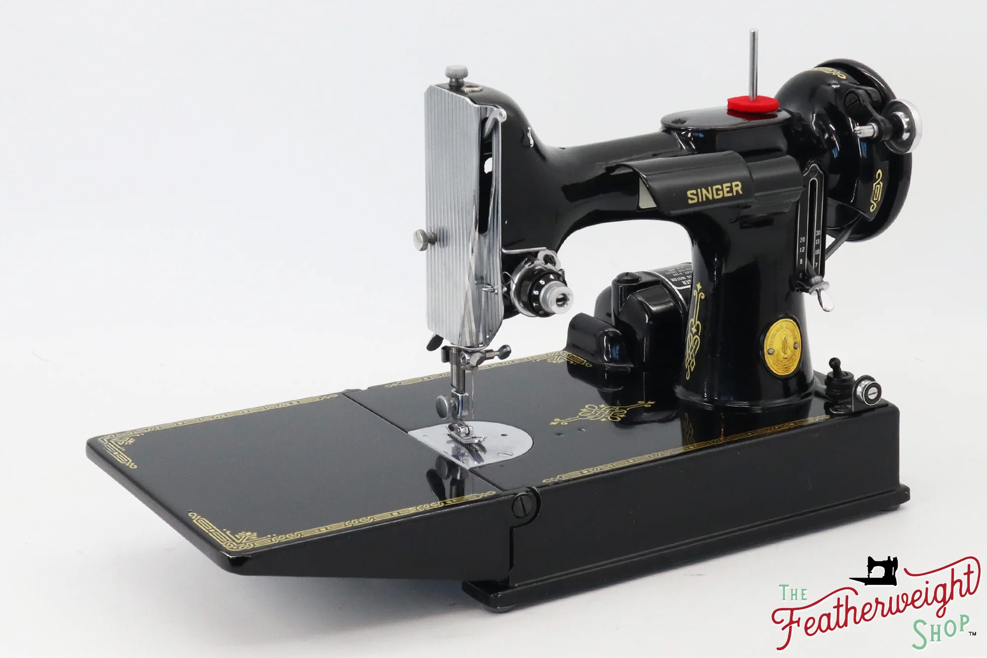 Singer Featherweight 221 Sewing Machine, AJ588*** - 1950 - Image 3