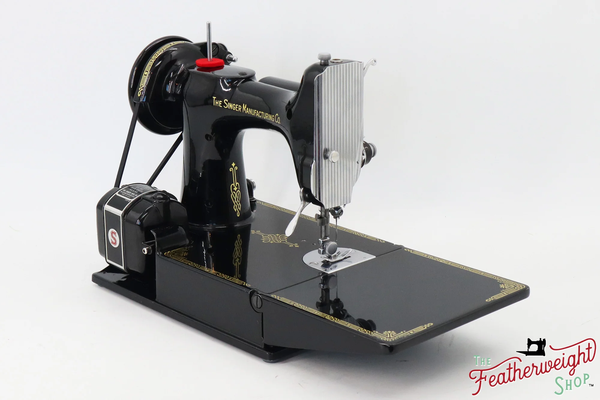 Singer Featherweight 221 Sewing Machine, AJ588*** - 1950 - Image 5