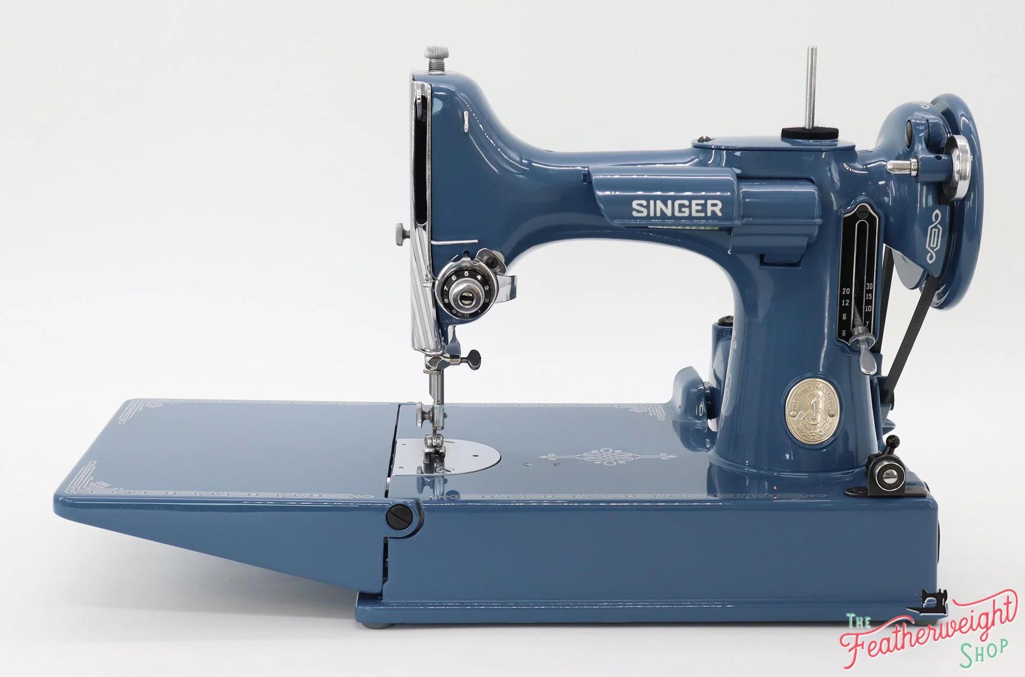 Singer Featherweight 221 Sewing Machine AJ786*** - Fully Restored in Denim - Image 4