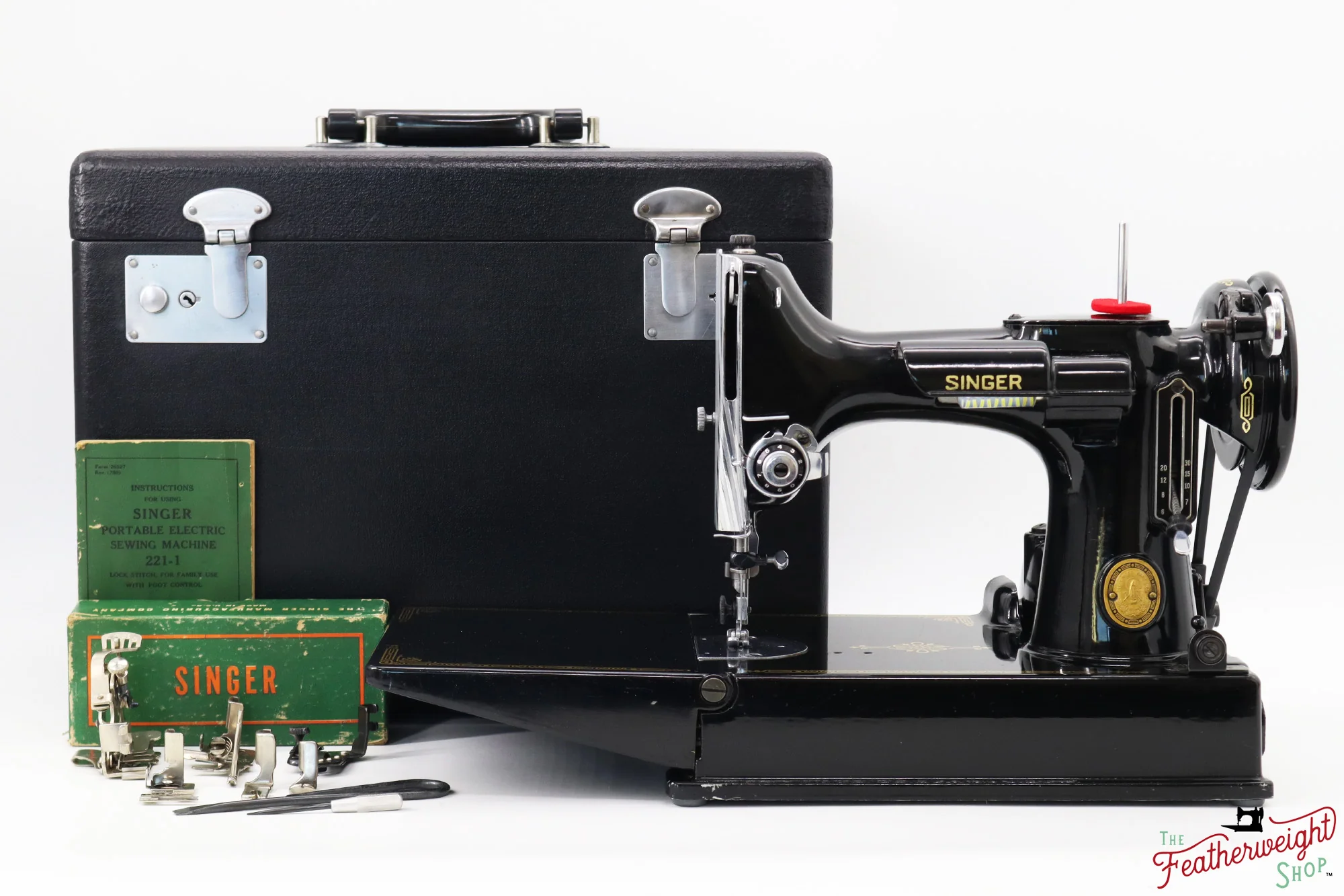 Singer Featherweight 221 Sewing Machine, AK987*** - 1952 - Image 2