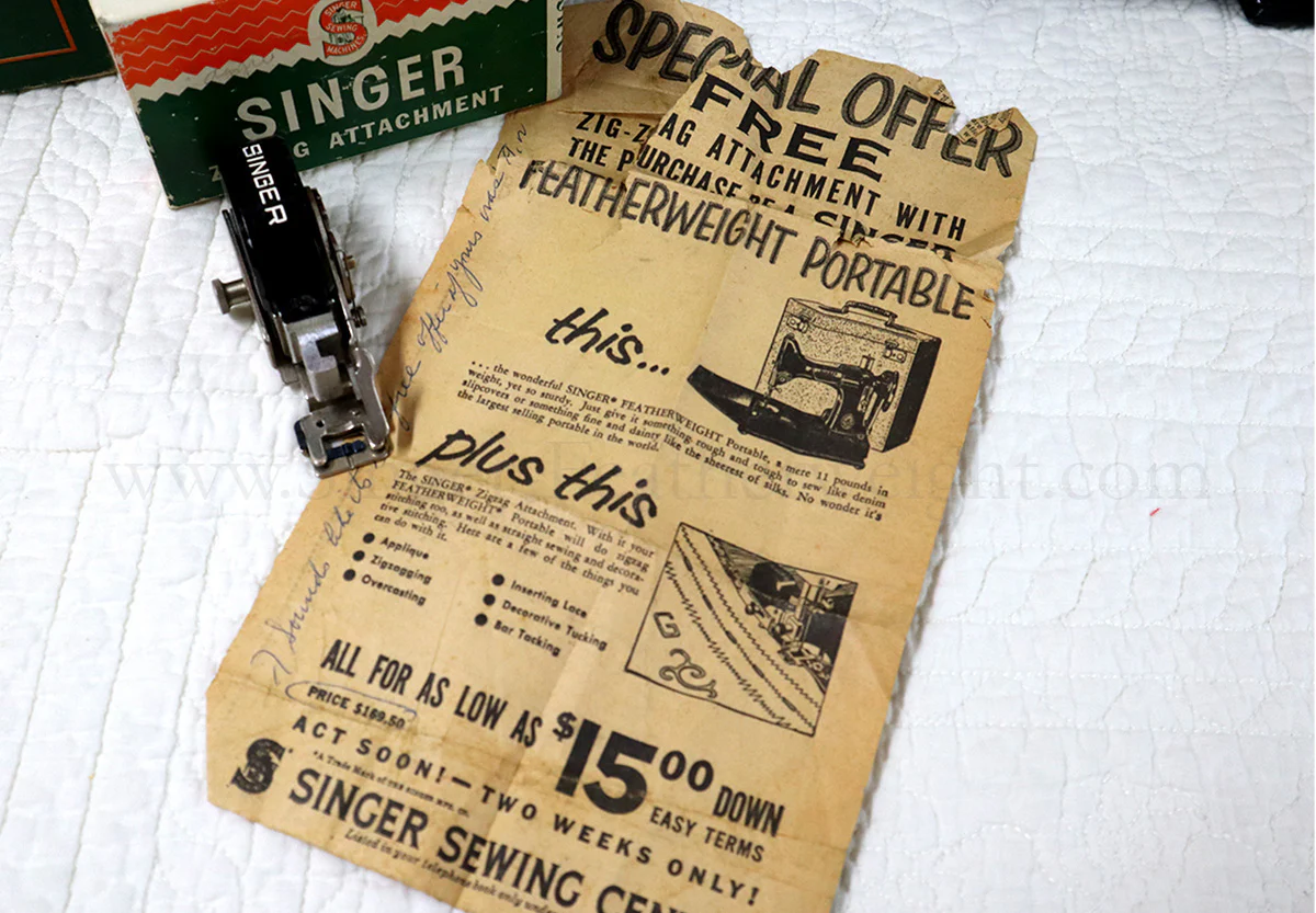 Singer Featherweight 221 Sewing Machine, AL196*** - Original Provenance!!! - Image 24