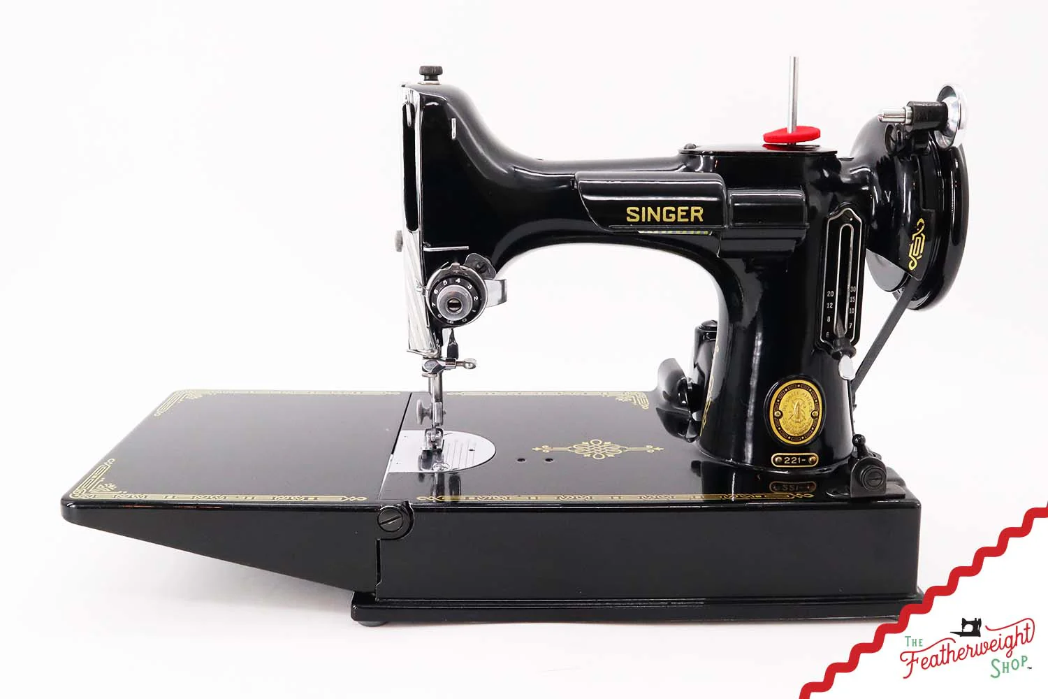 Singer Featherweight 221 Sewing Machine, AL549*** - 1953 - Image 3