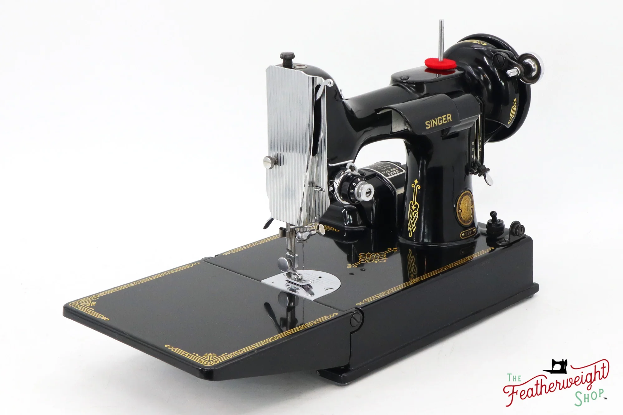 Singer Featherweight 221 Sewing Machine, AL567*** - 1953 - Image 3