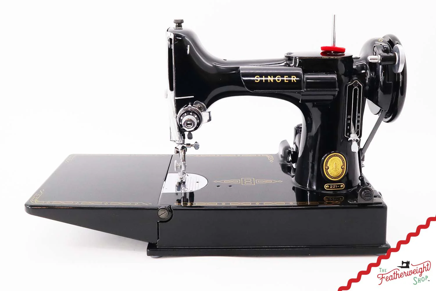 Singer Featherweight 221 Sewing Machine, AL697*** - 1954 - Image 2