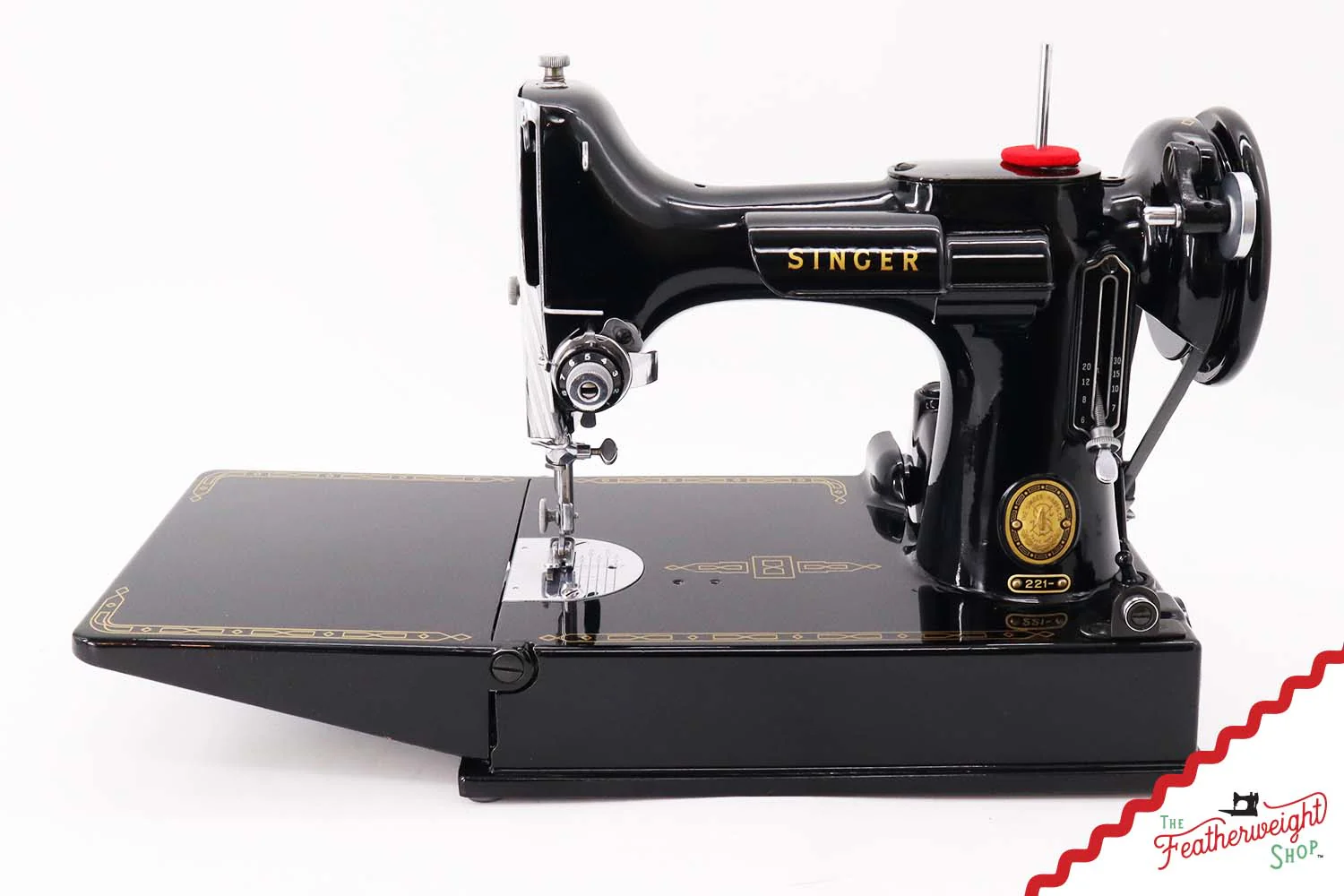 Singer Featherweight 221 Sewing Machine, AL700*** - 1954 - Image 3