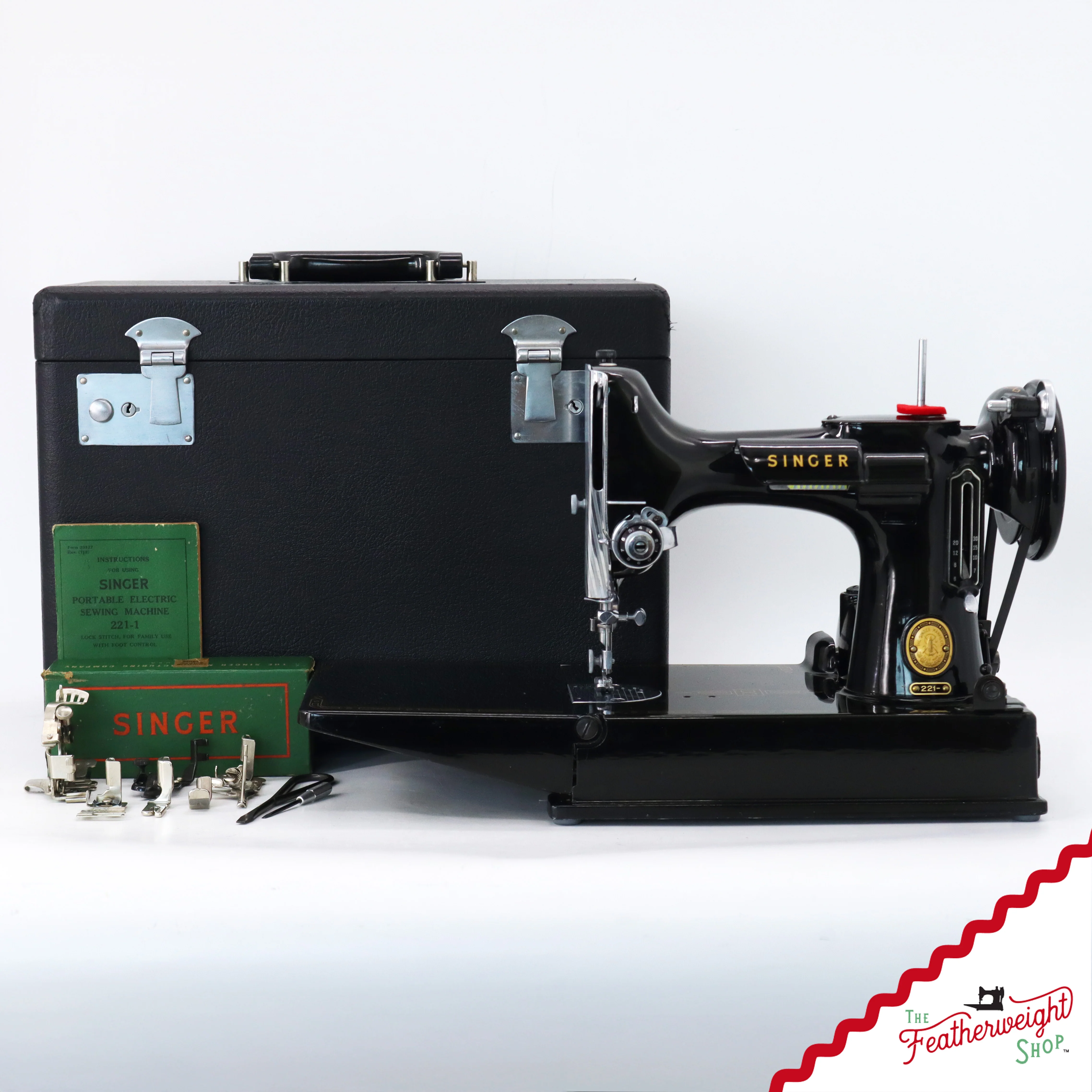 Singer Featherweight 221 Sewing Machine, AL701*** - 1954