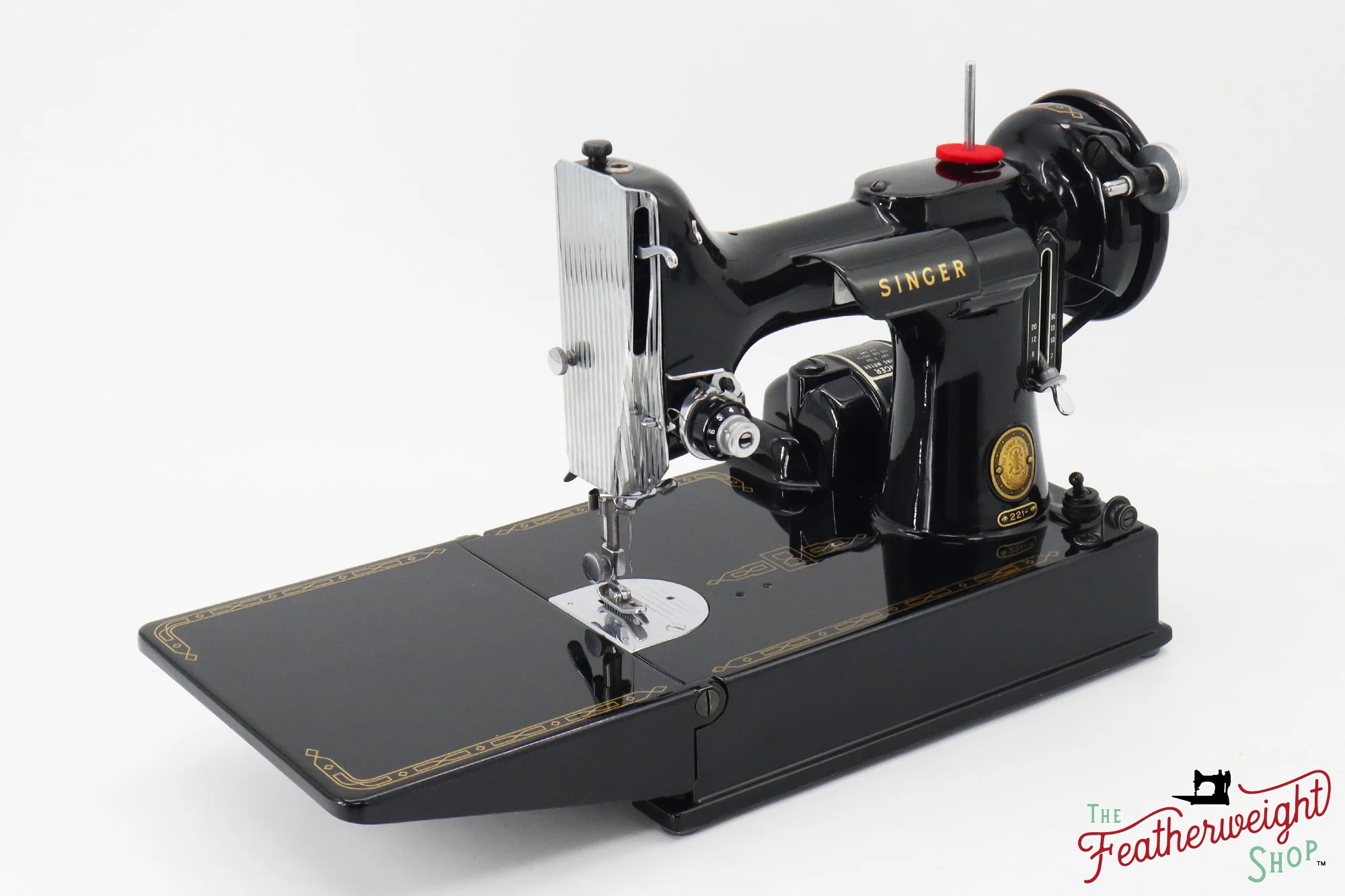 Singer Featherweight 221 Sewing Machine, AL735*** - 1954 - Image 3