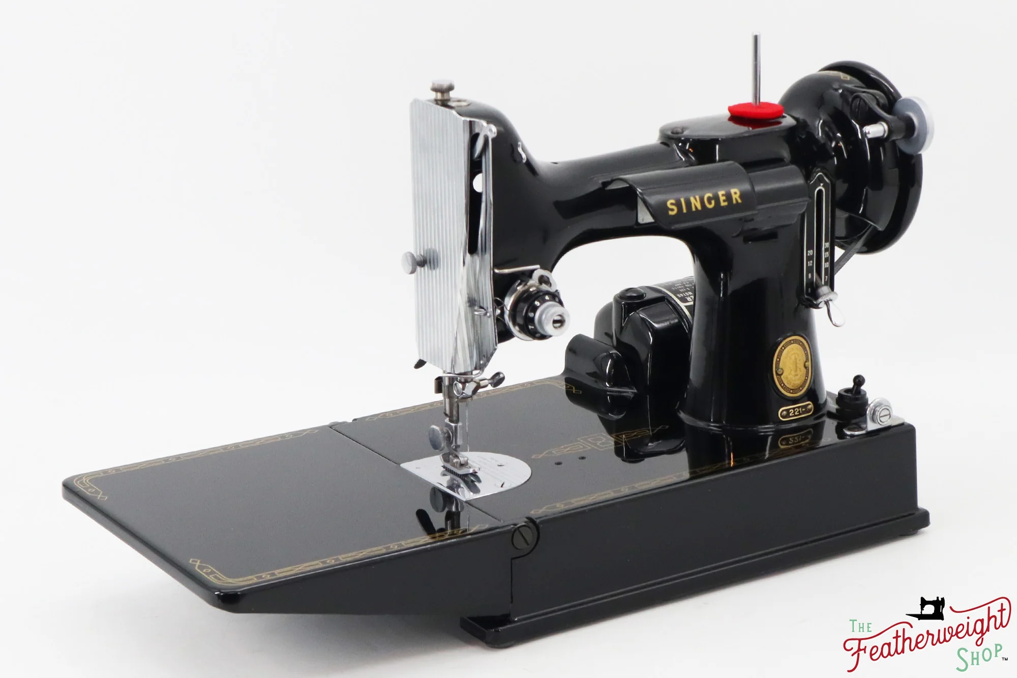 Singer Featherweight 221 Sewing Machine, AM164*** - 1955 - Image 3