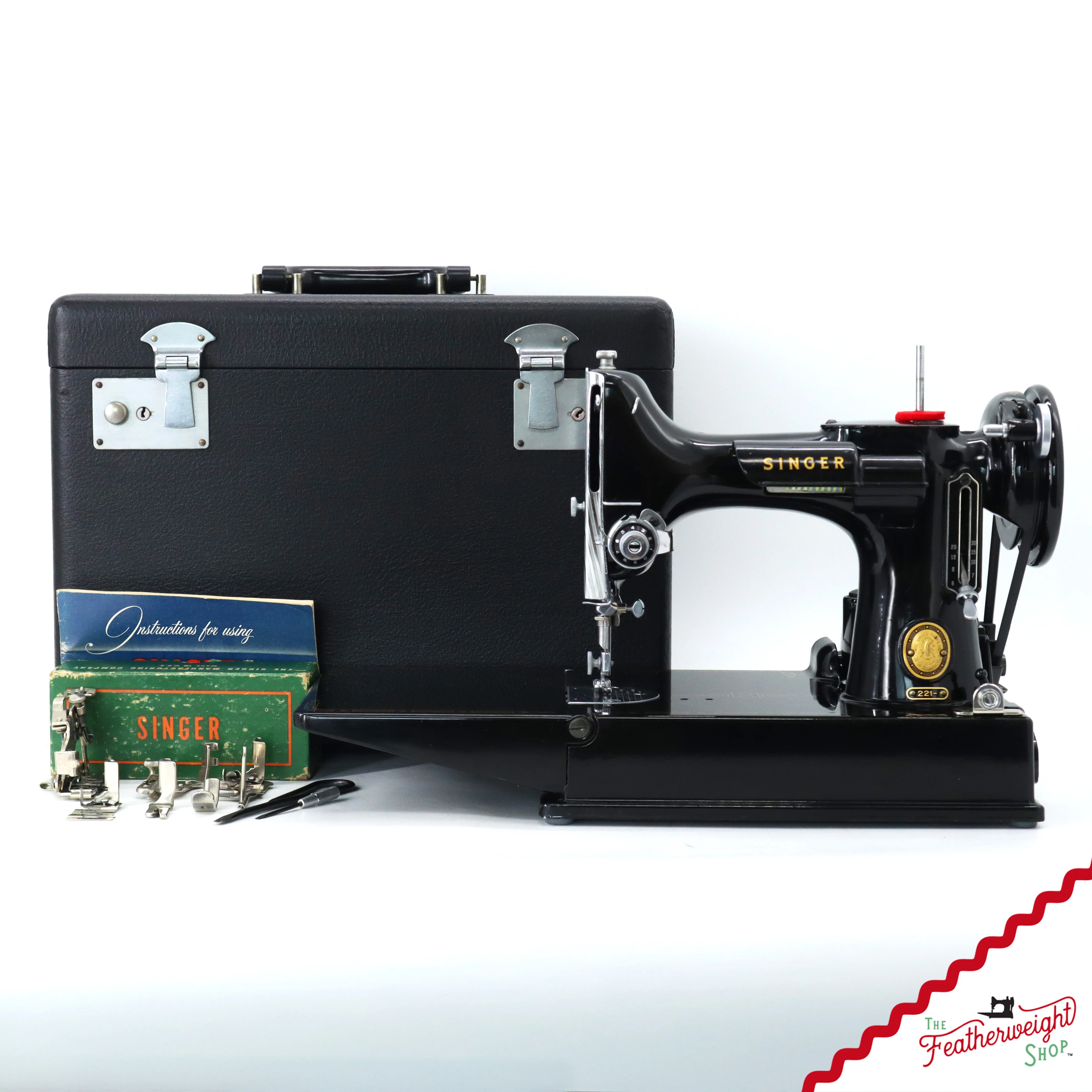 Singer Featherweight 221 Sewing Machine, AM17761* - 1955
