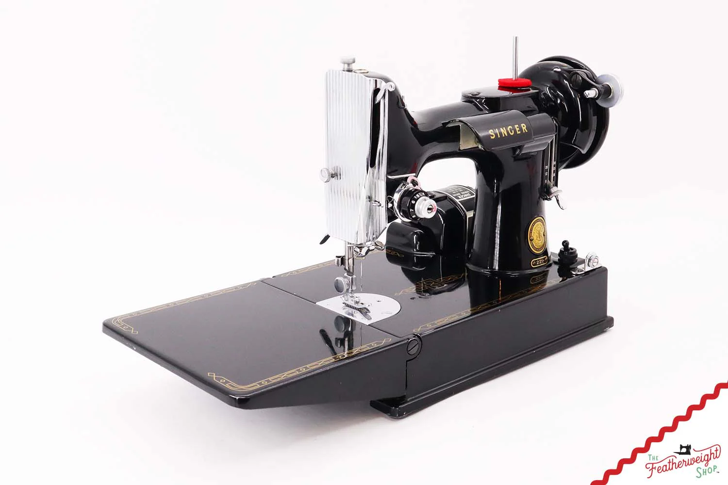 Singer Featherweight 221 Sewing Machine, AM369*** - 1956 - Image 4