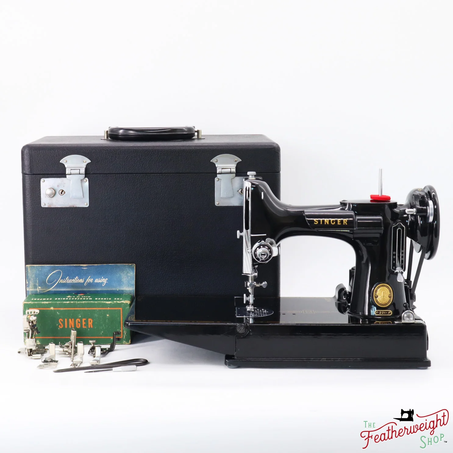 Singer Featherweight 221 Sewing Machine, AM388*** - 1956