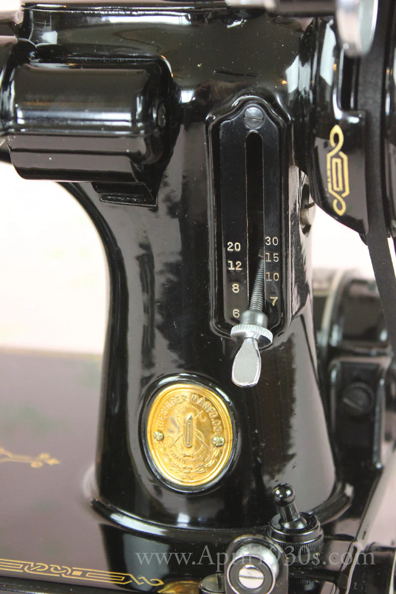 Singer Featherweight 221 Sewing Machine, BLACKSIDE AG004*** (SOLD) - Image 10