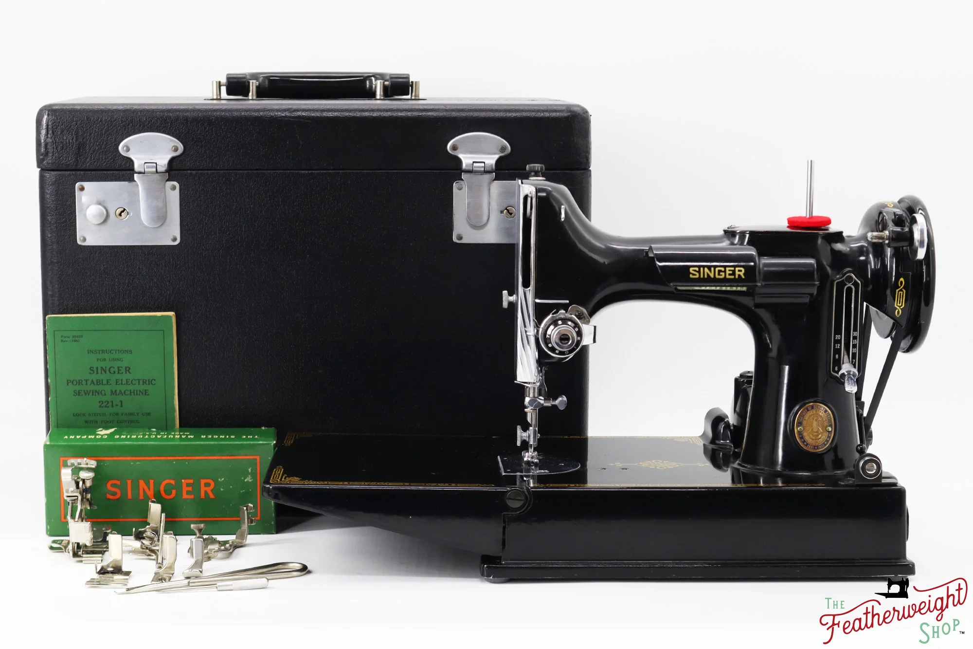 Singer Featherweight 221 Sewing Machine, Centennial: AK105*** - Image 2