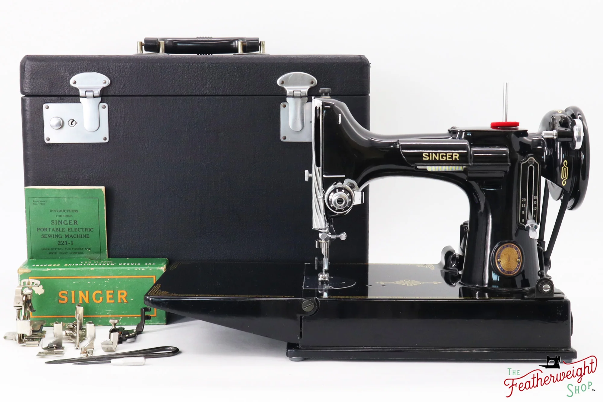 Singer Featherweight 221 Sewing Machine, Centennial: AK422*** - Image 2