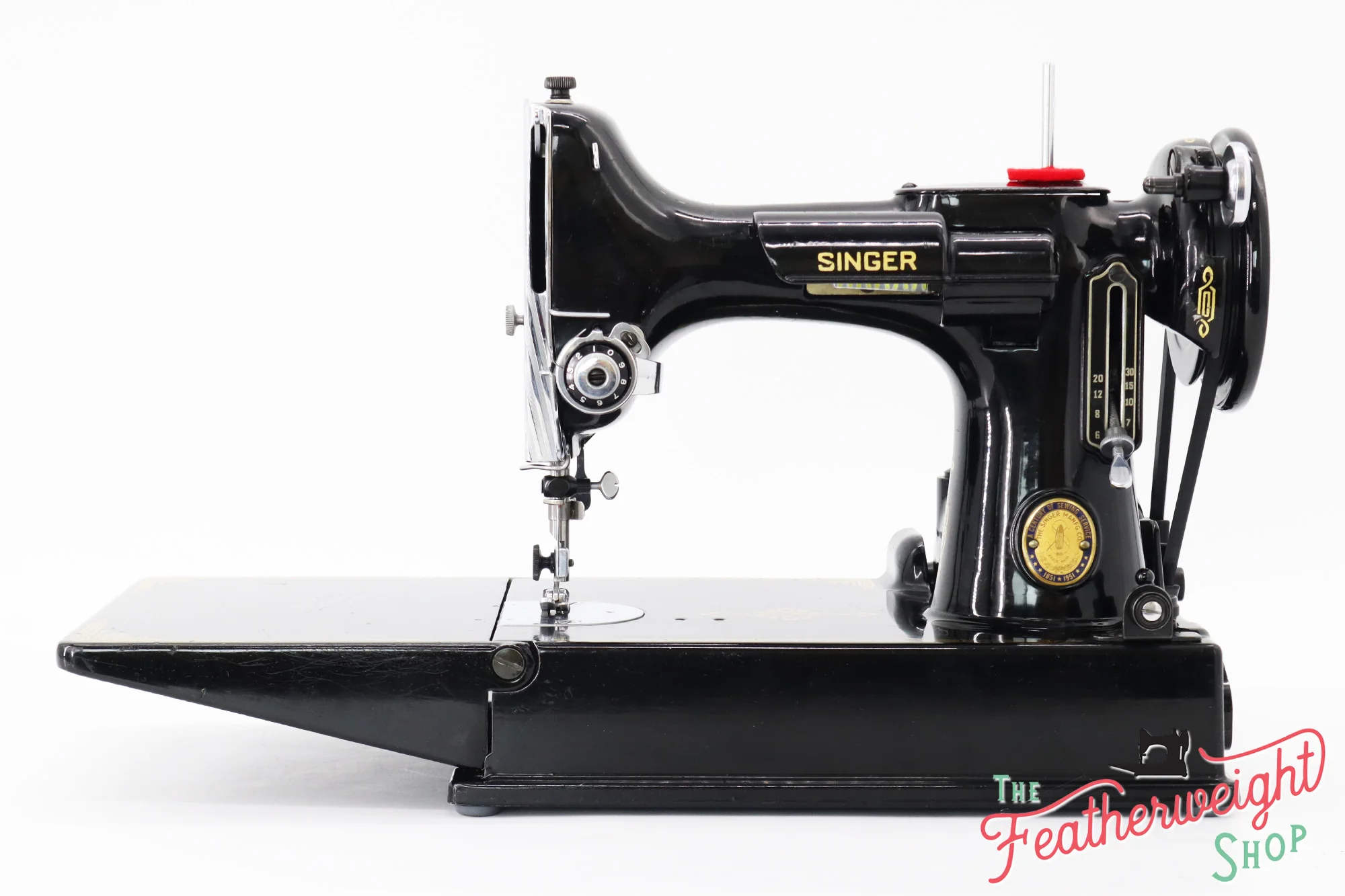 Singer Featherweight 221 Sewing Machine, Centennial: AK58741* - Image 3
