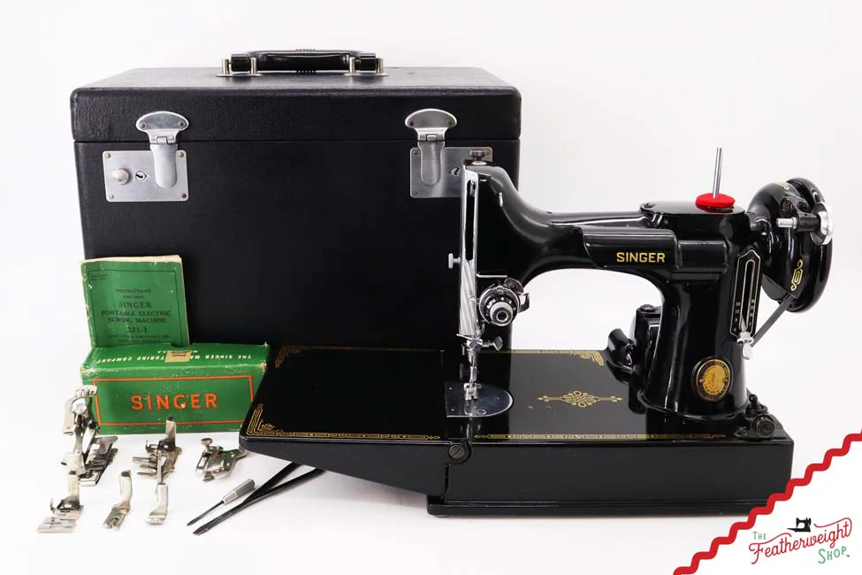 Singer Featherweight 221 Sewing Machine, Centennial: AK594*** - Image 2