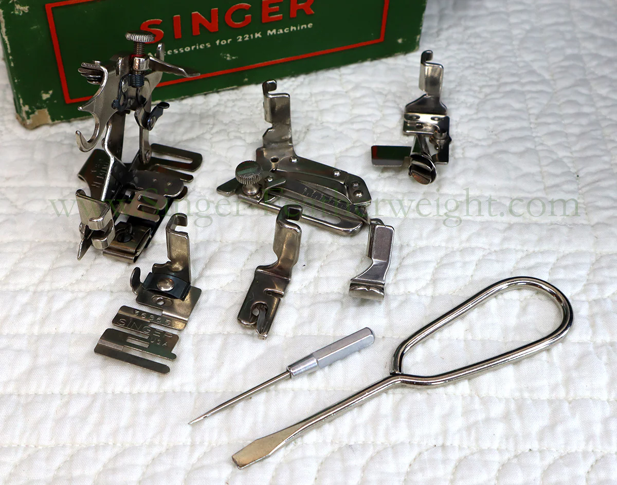 Singer Featherweight Swedish 221K Sewing Machine, EH239*** - Image 22