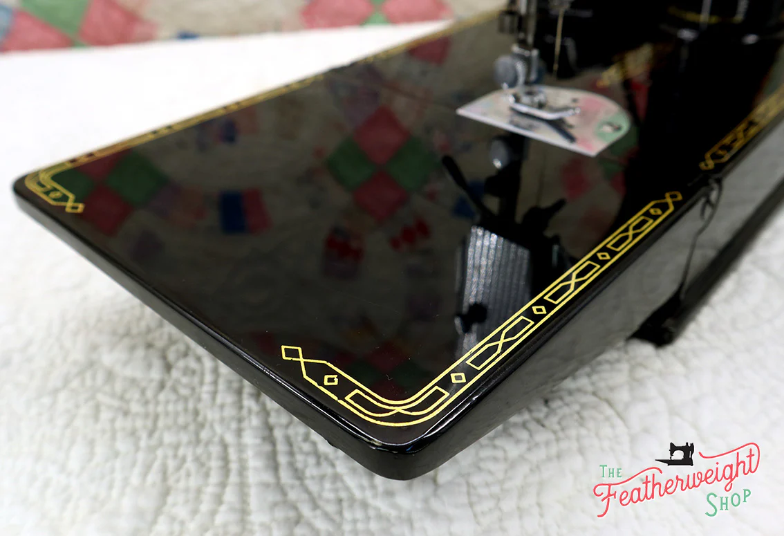 Singer Featherweight 221 Sewing Machine, RED "S" ES242*** - Image 11