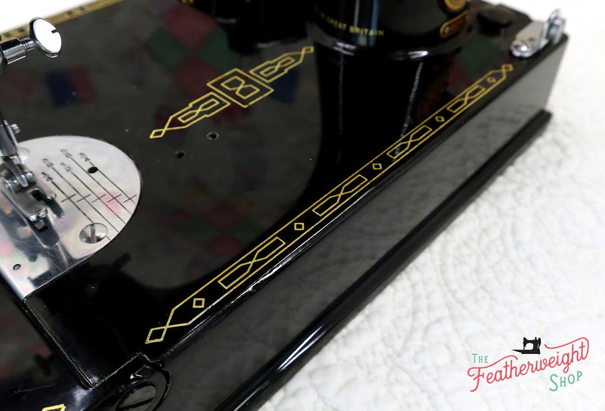 Singer Featherweight 221 Sewing Machine, RED "S" ES242*** - Image 12