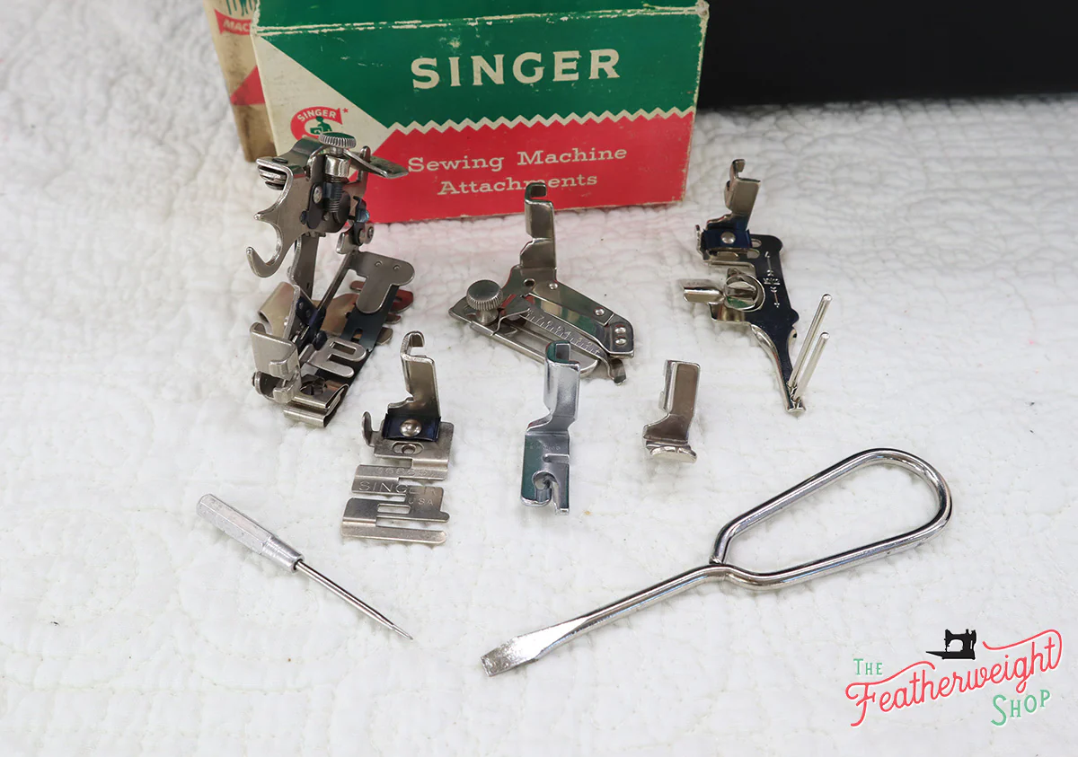Singer Featherweight 221 Sewing Machine, RED "S" ES242*** - Image 21