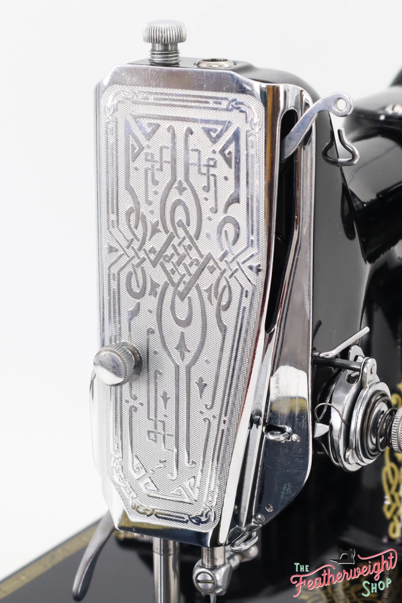 Singer Featherweight 221 Sewing machine, "First-Run" 1933 AD5430** - Fully Restored in Gloss Black - Image 16