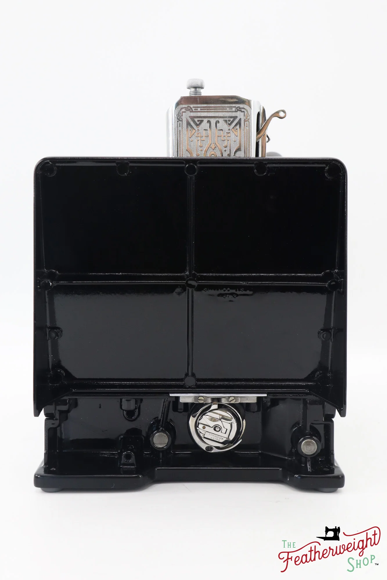 Singer Featherweight 221 Sewing machine, "First-Run" 1933 AD5473** - Fully Restored in Gloss Black - Image 4