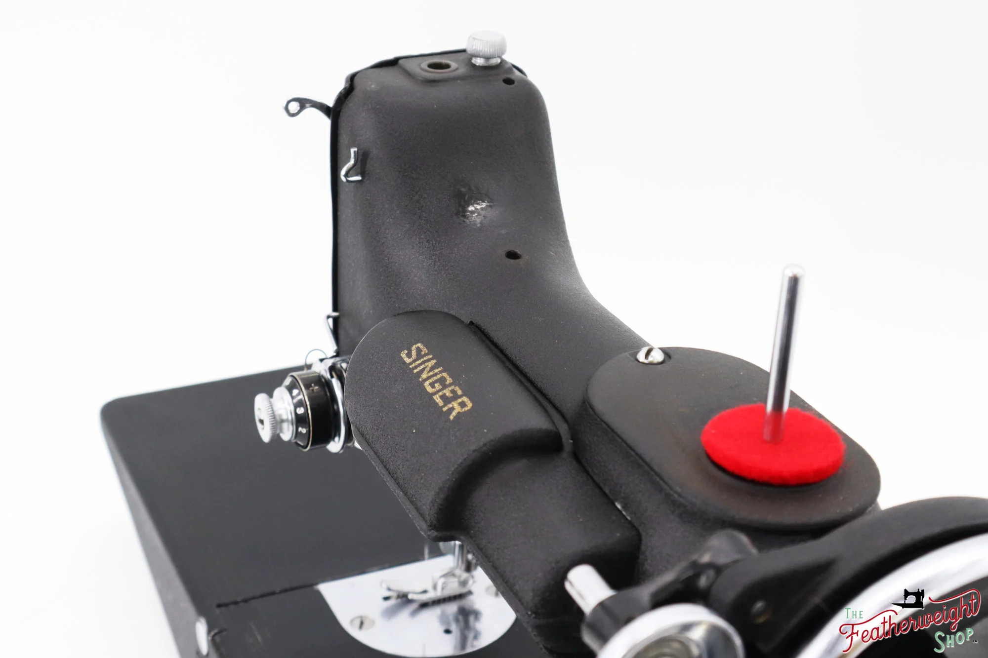 Singer Featherweight 221 Sewing Machine, Rare - WRINKLE AF387*** - Image 13