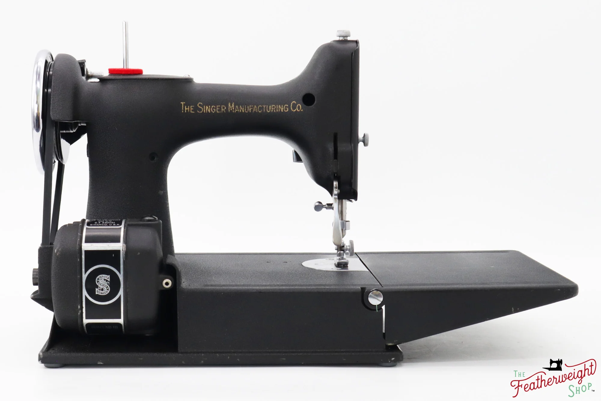 Singer Featherweight 221 Sewing Machine, Rare - WRINKLE AF387*** - Image 8