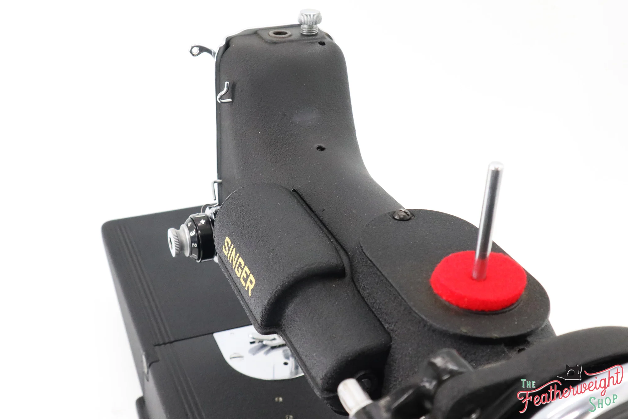 Singer Featherweight 221 Sewing Machine, Rare - WRINKLE AF5893** - Image 12