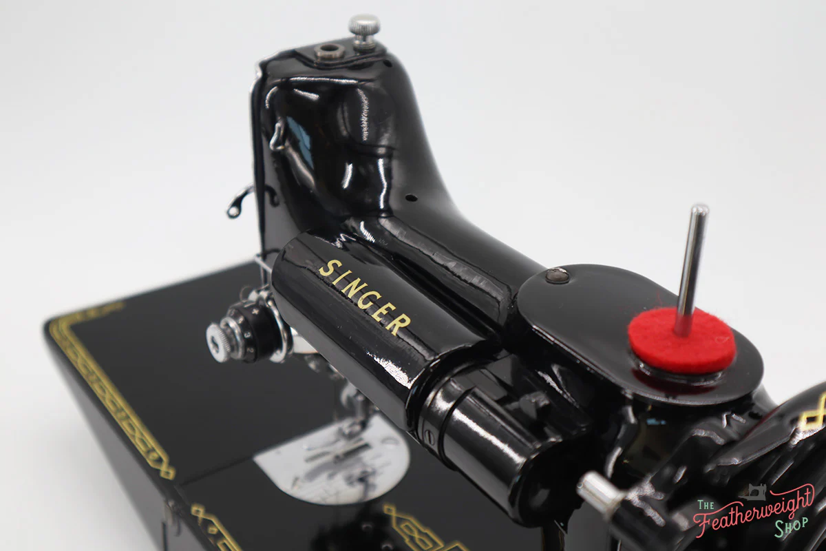 Singer Featherweight 221 Sewing Machine, RED "S" ES243*** - Image 15