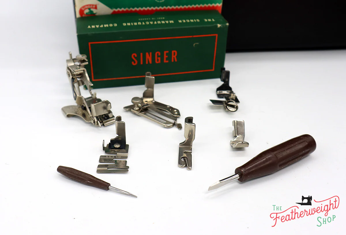 Singer Featherweight 221K Sewing Machine, RED "S" ES249*** - Image 25