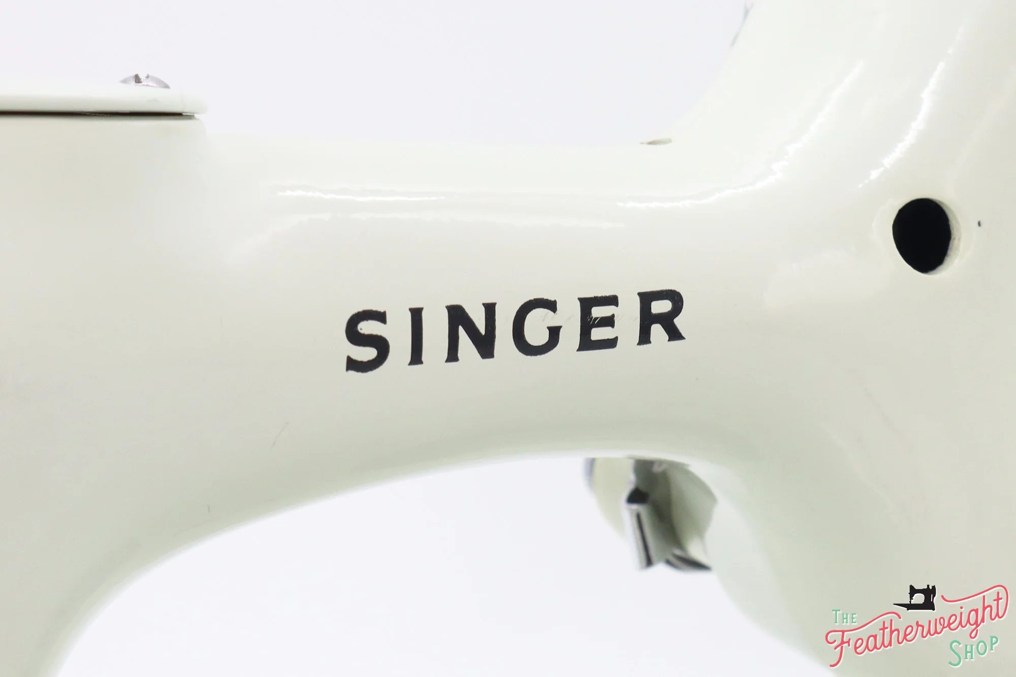 Singer Featherweight 221 Sewing Machine, WHITE - EV780*** - Image 12