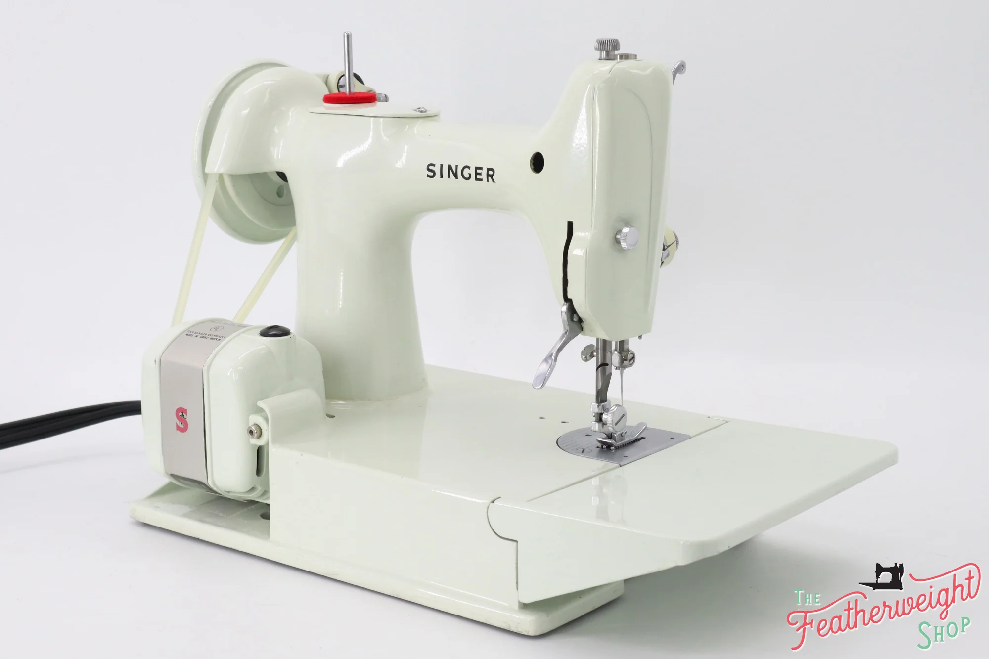 Singer Featherweight 221 Sewing Machine, WHITE EV781*** - Image 6