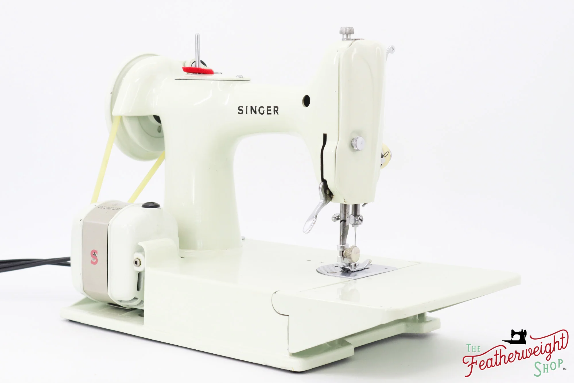 Singer Featherweight 221 Sewing Machine, WHITE - EV894*** - Image 6