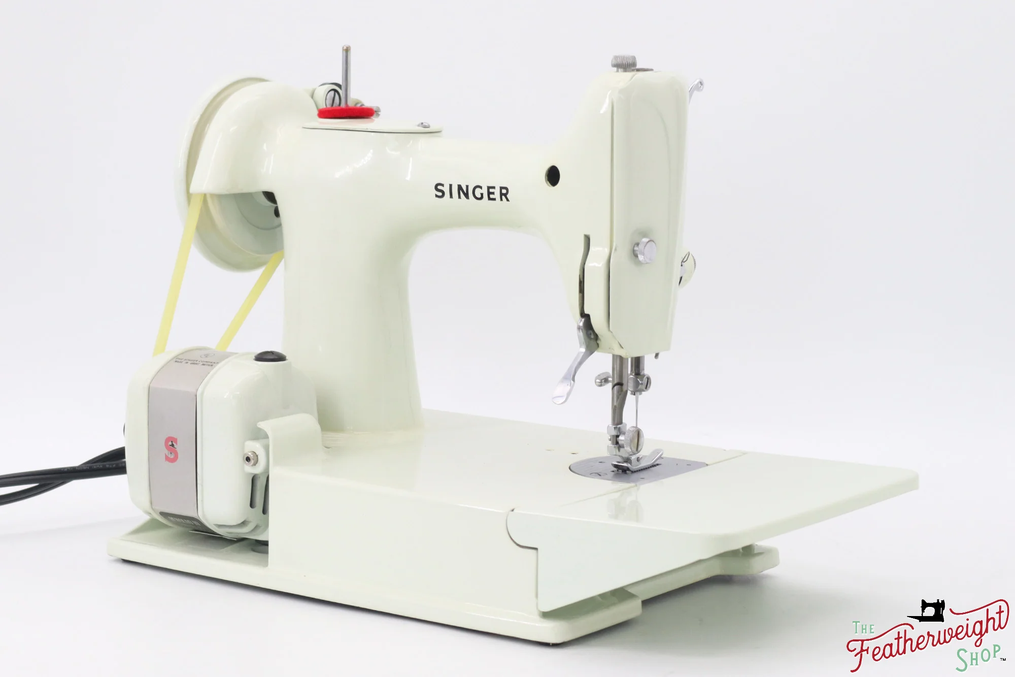 Singer Featherweight 221 Sewing Machine, WHITE - EV896*** - Image 5