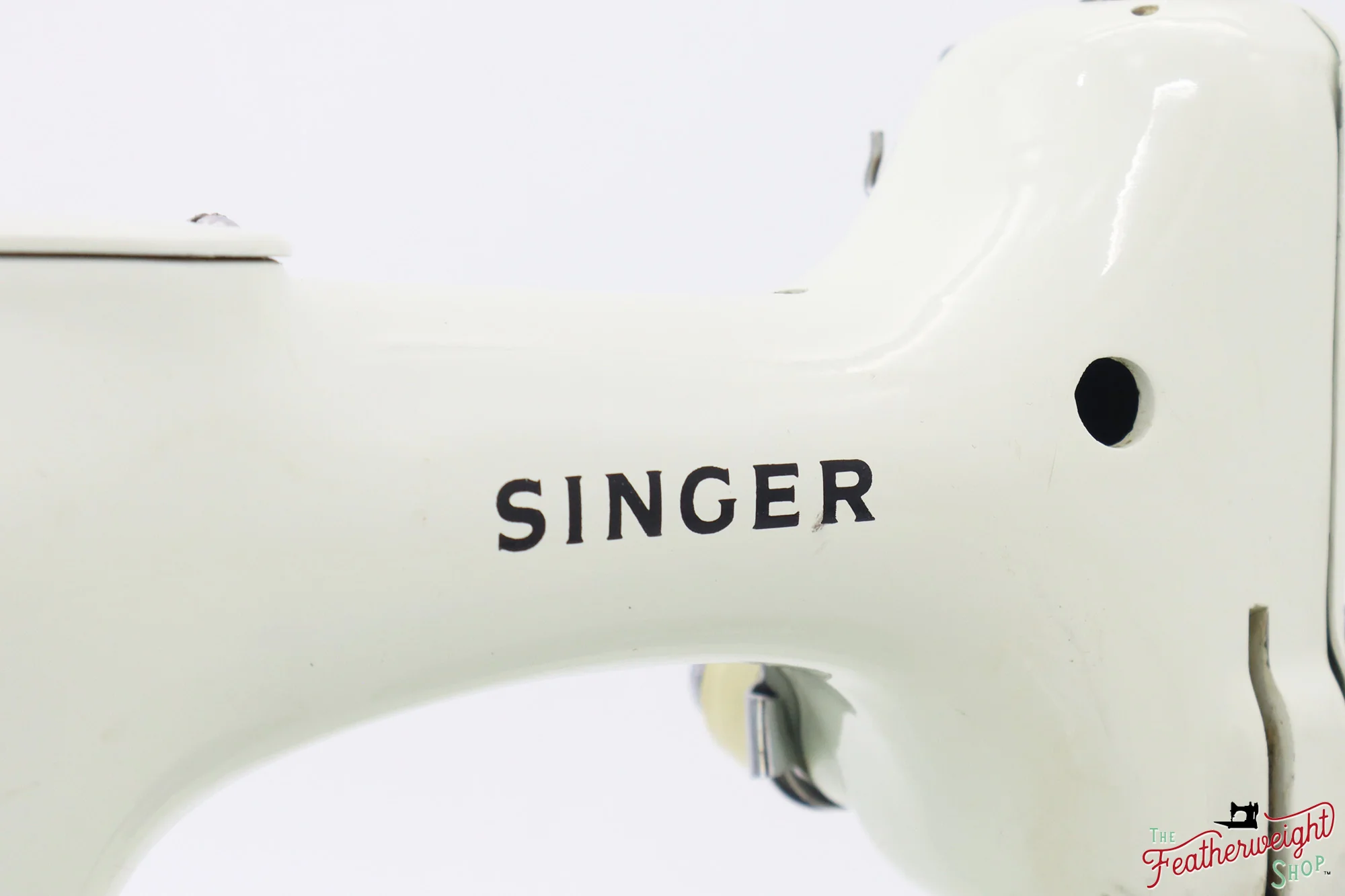 Singer Featherweight 221 Sewing Machine, WHITE - EV941*** - Image 12